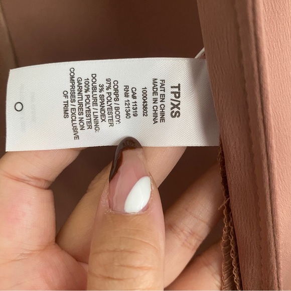 Size XS Mauve Pink Satin Coat - Picture 3 of 5